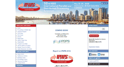 Desktop Screenshot of ipdps.org